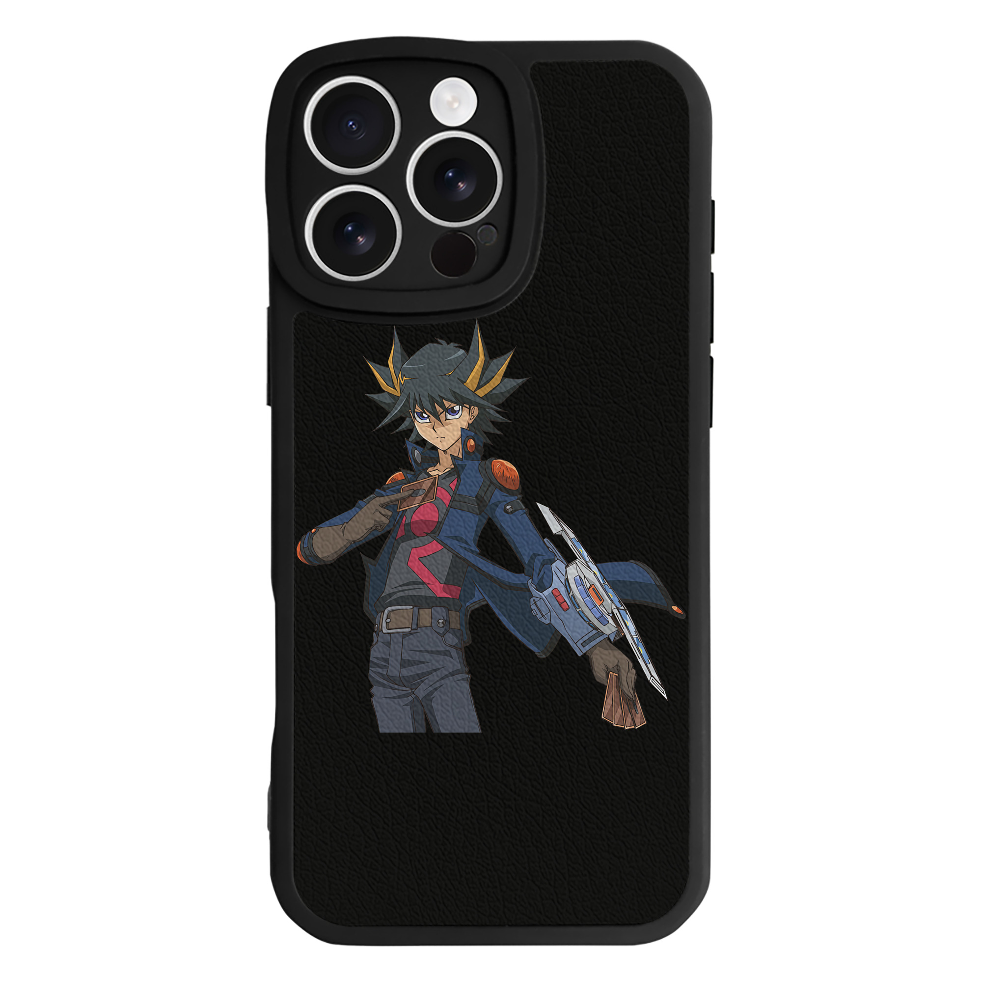 遊☆戯☆王 Yu-Gi-Oh! 【iPhone 16シリーズ対応】シリコンスマホケース（レザー調） 材質：シリコン